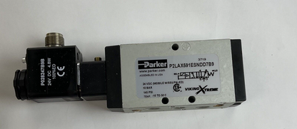 PARKER P2LAX591ESNDD7B9 AIR CONTROL VALVE 22MM 24VDC W/SURGE SUPP.