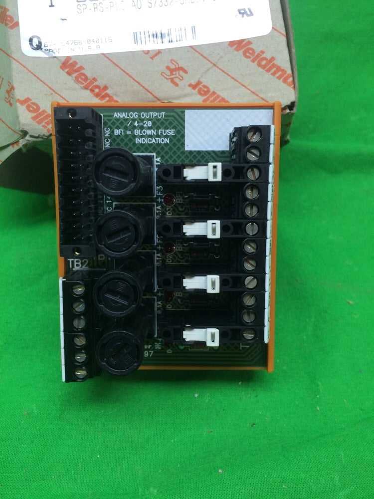 WEIDMULLER SP-RS-PLC AO S7332-5HD01-0AB0 ANALOG OUTPUT MODULE 998745