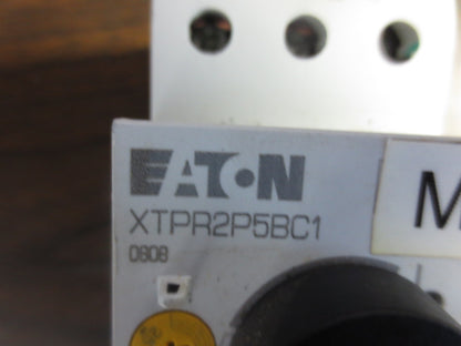 EATON XTPR2P5BC1 STARTER + XTCE007B10 CONTACTOR + OXM12DM + XTPAXFA11 AUX CONTAC