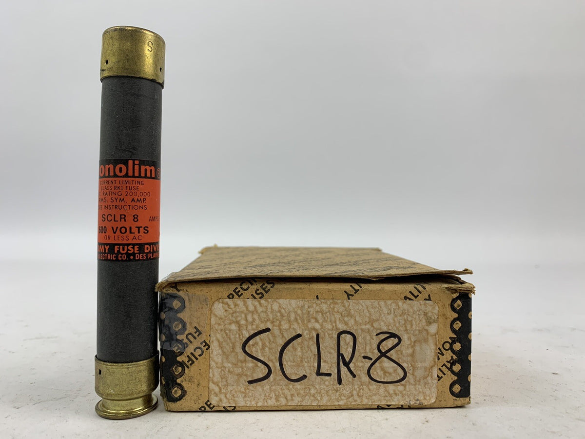 Federal Pacific Econolim SCLR 8 8A 600V Fuse "Lot of 10"
