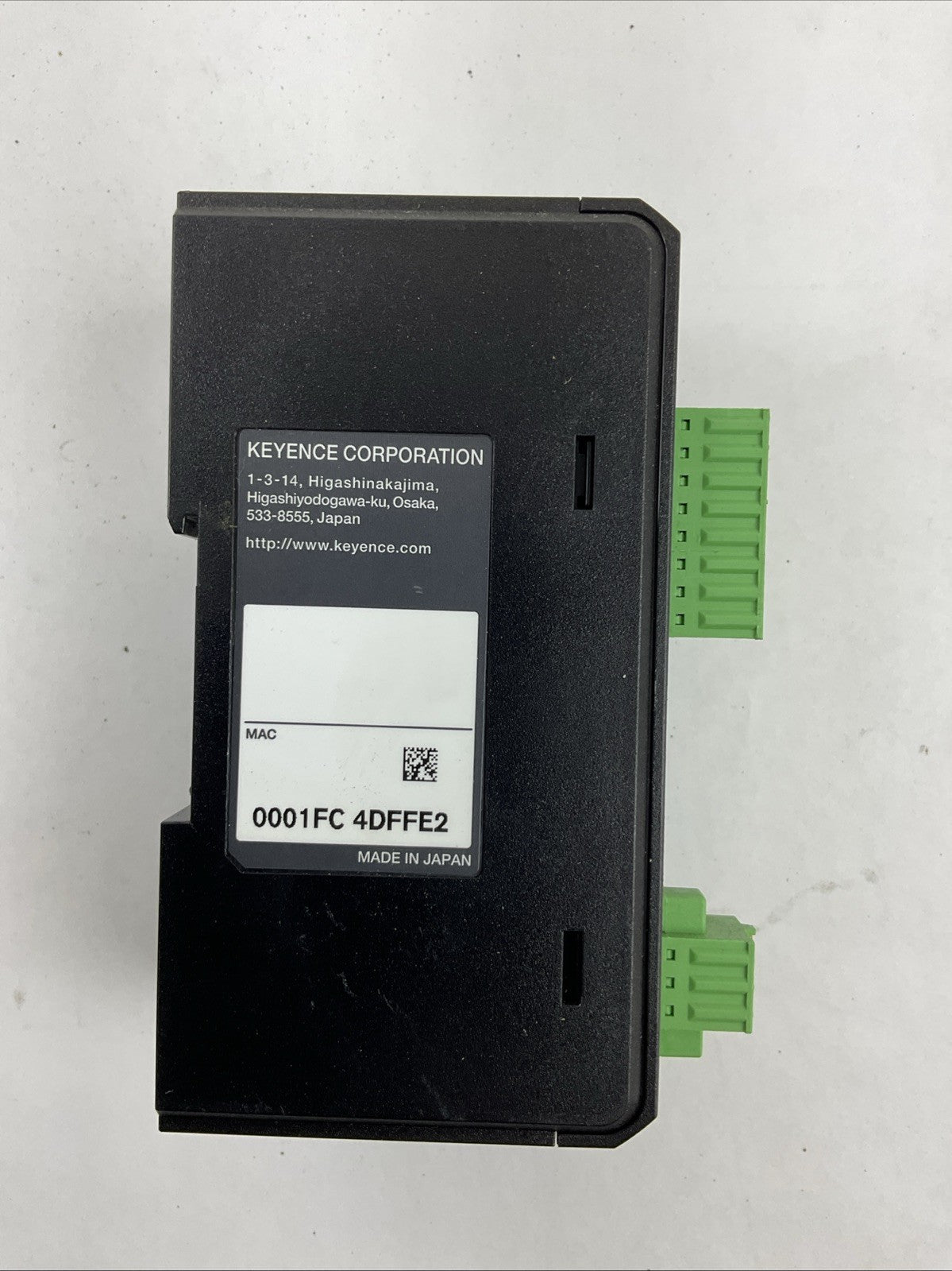 KEYENCE N-L20 24VDC 280mA ETHERNET CONNECTION COMMUNICATION UNIT