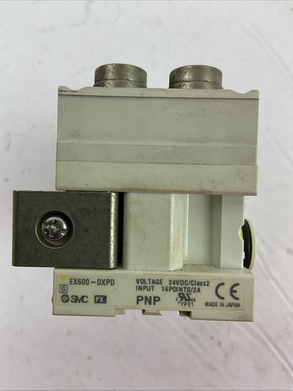 SMC EX600-DXP0 DIGITAL INPUT 24VDC 16 POINTS 2A