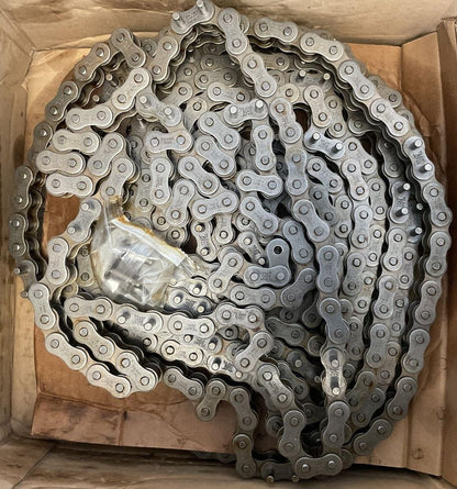 US TSUBAKI 60 RIVETED 16L/D-3 400 PIT INCL C/L 1 STRAND 25 FEET CHAIN RS60