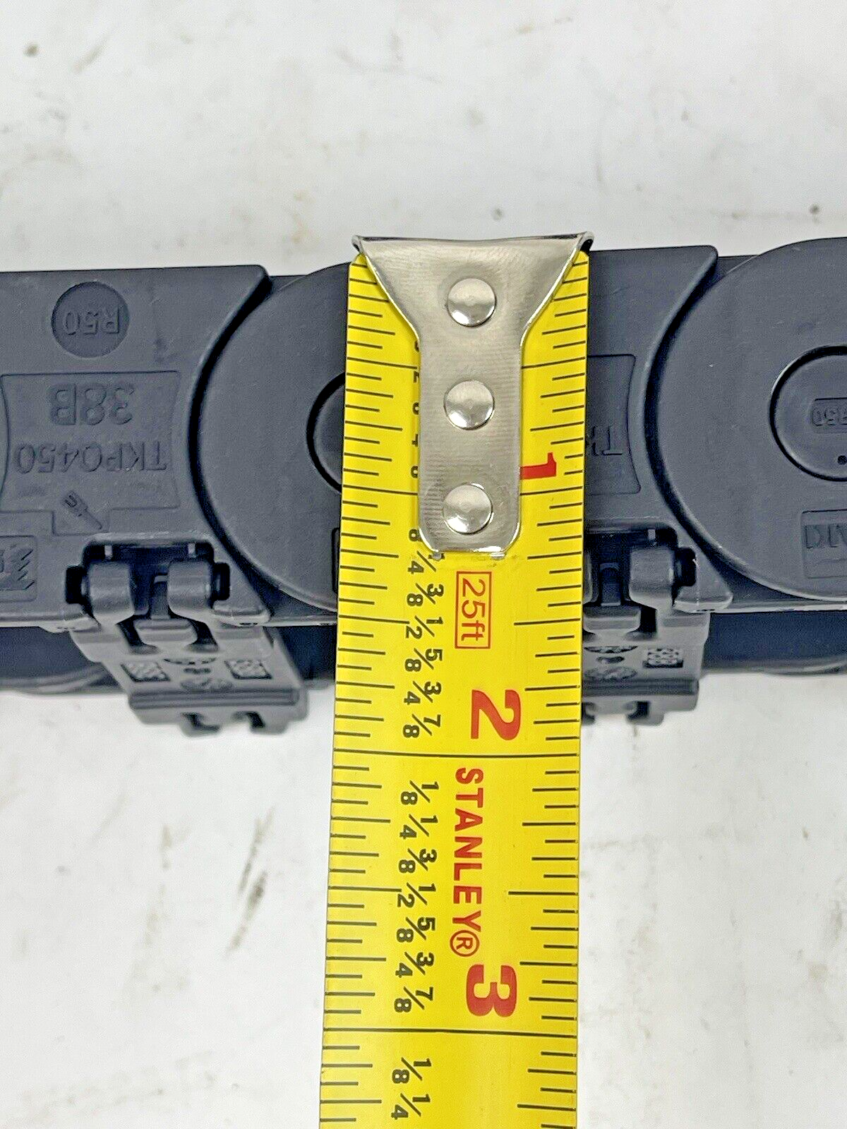 AMADA - C/P CABLE GUARD - 2-1/4"W X 1-1/4"H X 63" L - ARTICULATING CABLE GUARD