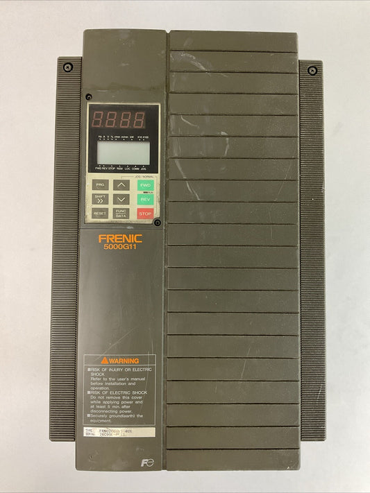 FUJI FRN020G11S-4UX FRENIC 5000G11 OUTPUT 3PH 20HP 380-460V30A SOURCE 380-480V