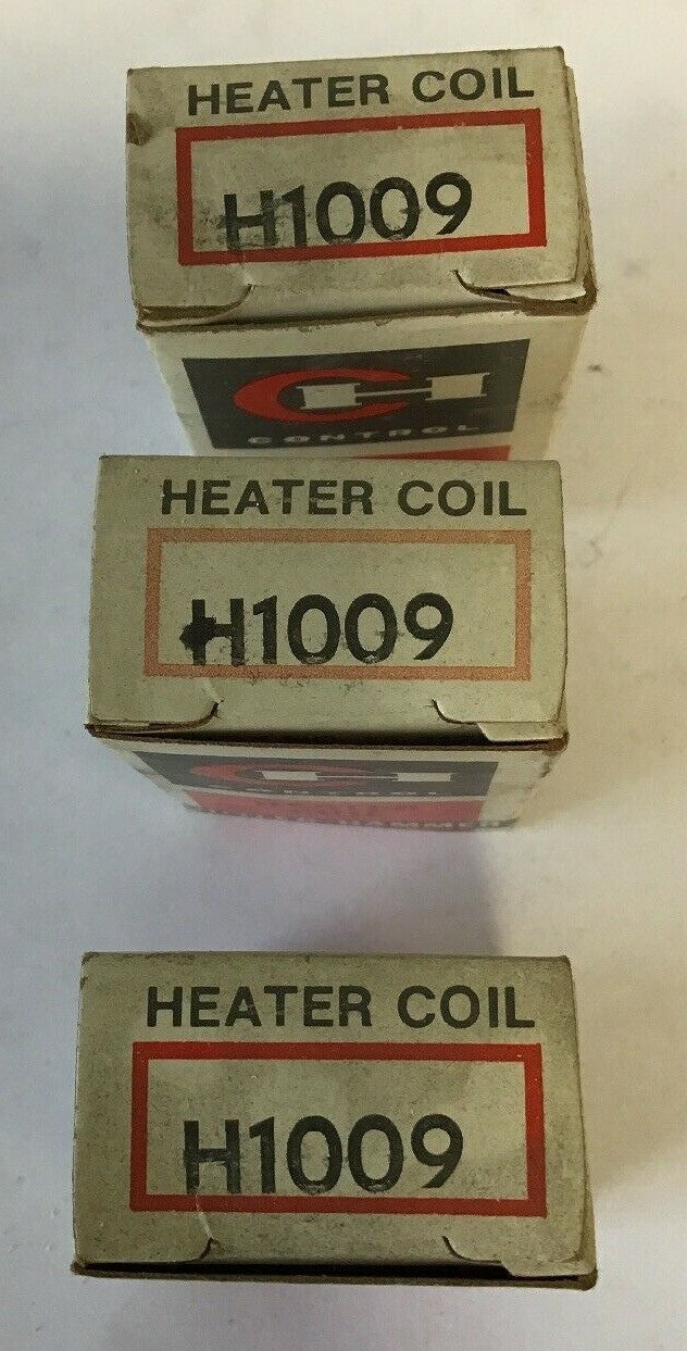 CUTLER HAMMER H1009 ADJ. OVERLOAD RELAY HEATER COIL***LOTOF3***