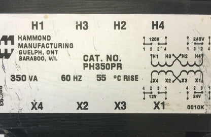 HAMMOND PH350PR TRANSFORMER 350 VA