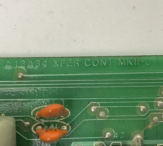 EXIDE 118302395 A13A34 XFER CONT MKII-U CIRCUIT BOARD