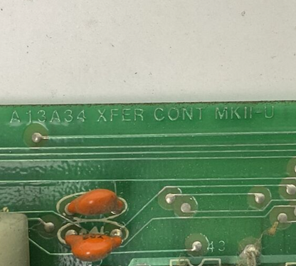 EXIDE 118302395 A13A34 XFER CONT MKII-U CIRCUIT BOARD