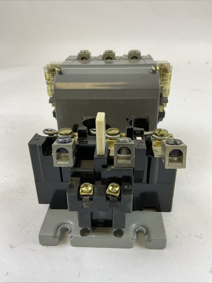FURNAS STARTER 40GP107452U 600VAC 60A 30HP 3PH 75D73070A COIL 110-120V 48GC31AA3