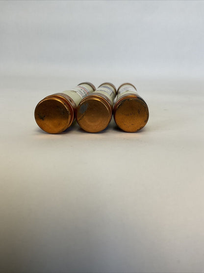 FERRAZ SHAWMUT TRS15R 15A 600VAC 300VDC TRI-ONIC FUSE DUAL ELEMENT (LOT OF 3)