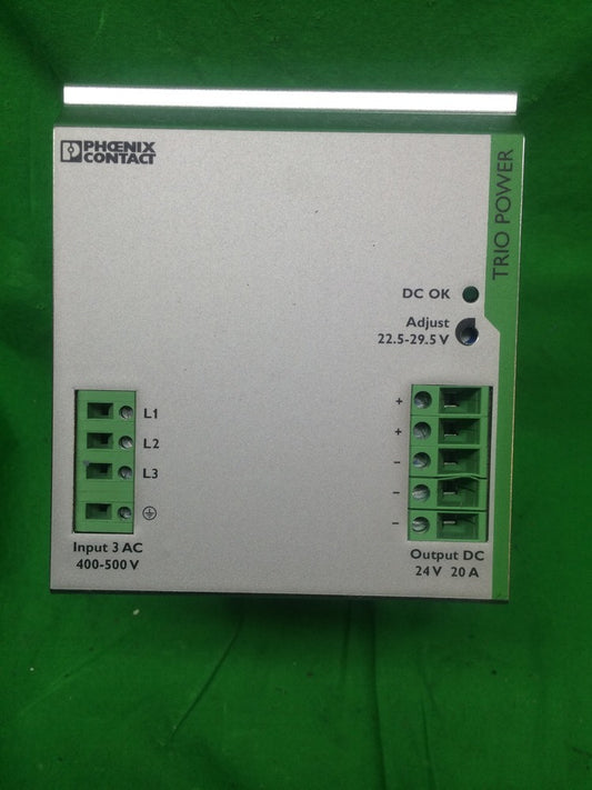 PHOENIX CONTACT TRIO-PS/3AC/24DC/20 POWER SUPPLY
