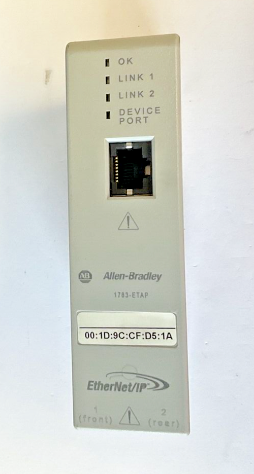 ALLEN BRADLEY 1783-ETAP ETHERNET/IP TAP SER.A FW 2.002 3PORT 27.6VDC