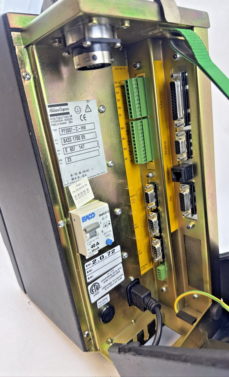 ATLAS COPCO PF-3007-C-HW TORQUE CONTROLLER 30W 50/60HZ 240VAC