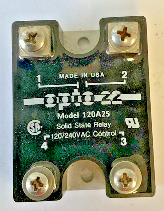 OPTO 22 120A25 SOLID STATE RELAY 120/240VAC
