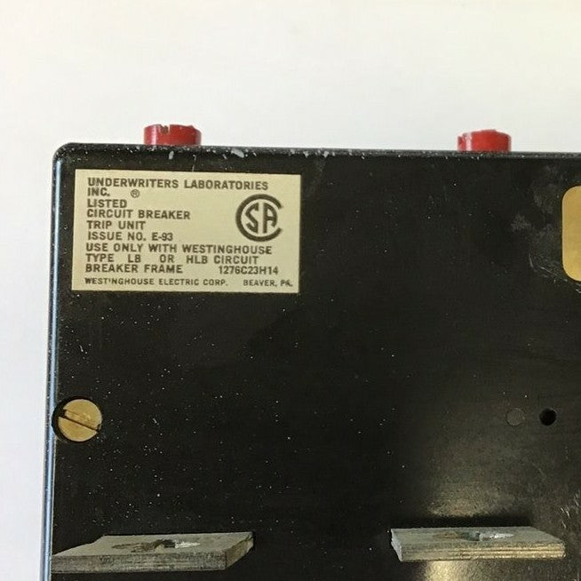 WESTINGHOUSE HLB3300T TRIP UNIT 300A