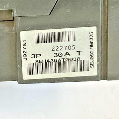 GE SEHA36AT0030 CIRCUIT BREAKER 600VAC 3POLE 30A