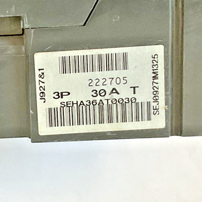 GE SEHA36AT0030 CIRCUIT BREAKER 600VAC 3POLE 30A