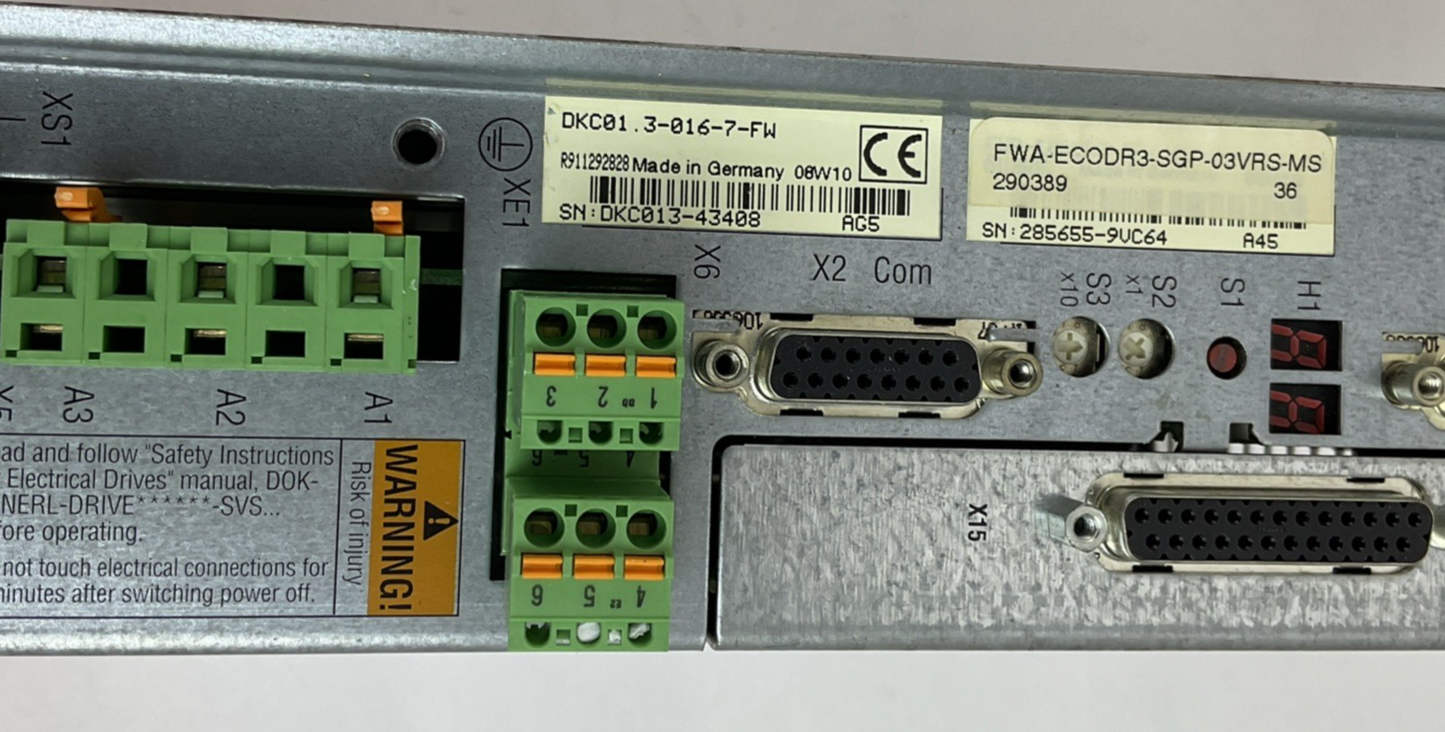 REXROTH DKCXX.3-016-7 INDRAMAT DRIVE 480V 400HZ