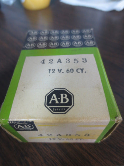 ALLEN-BRADLEY 42A353 COIL 12V/60Hz - NEW SURPLUS
