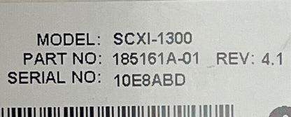 NATIONAL INSTRUMENTS SCXI-1300 TERMINAL BLOCK 42V REV 4.1