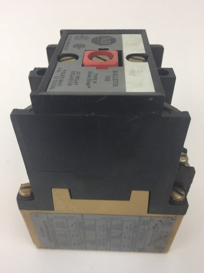 ALLEN BRADLEY 700-P200A1 AC RELAY SER B 115-120V 60HZ 110V 50HZ COIL