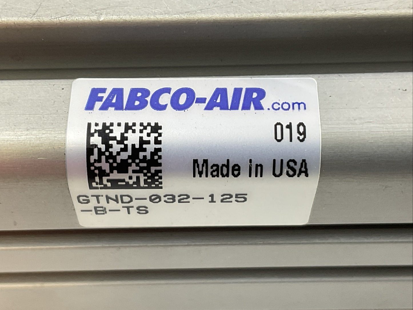 FABCO-AIR GTND-032-125-B-TS PNEUMATIC CYLINDER