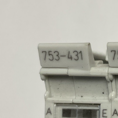 WAGO 753-431 INPUT MODULE 24VDC 8DI***LOT OF 4***