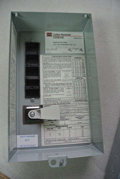 CUTLER-HAMMER ECE05B1AAA - NON-REVERSING MAGNETIC STARTER - NEW SURPLUS