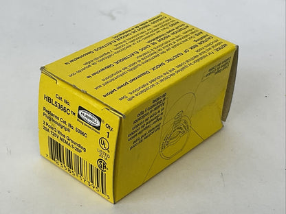 HUBBELL HBL5366C PLUG INSULGRIP 2 POLE 3 WIRE GROUNDING 20A 125V NEMA 5-20P