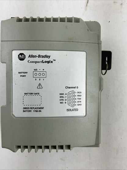 ALLEN BRADLEY 1769-L32E SER B FW 1.17 COMPACTLOGIX PROCESSOR 750KB
