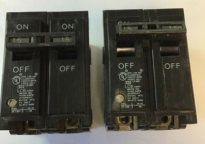 LCB CORP.  LB215 CIRCUIT BREAKER 120/240VAC  ***LOTOF2***