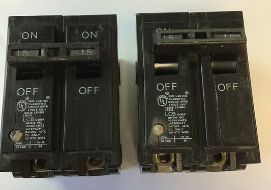 LCB CORP.  LB215 CIRCUIT BREAKER 120/240VAC  ***LOTOF2***