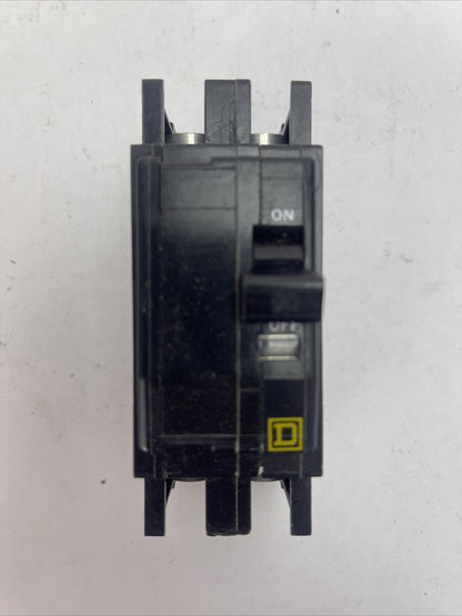 SQUARE D QOUR220 CIRCUIT BREAKER 20AMP 120/240VAC 50/60HZ 2POLE COMMON TRIP