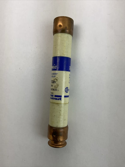 FERRAZ SHAWMUT TRS30R TRI-ONIC DUAL ELEMENT FUSE 30AMP 600VAC 300VDC (LOT OF 3)