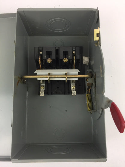 WESTINGHOUSE HUN262 HEAVY DUTY SAFETY SWITCH 600 VAC 60 AMP