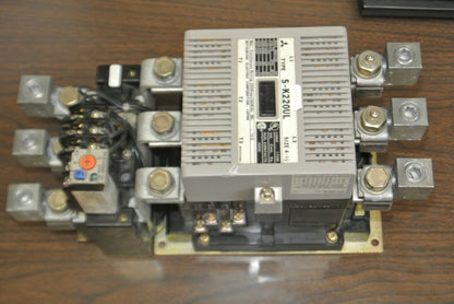 MITSUBISHI S-K220UL SIZE 4-1/2 CONTACTOR / K220KPUL / 100-127V COIL