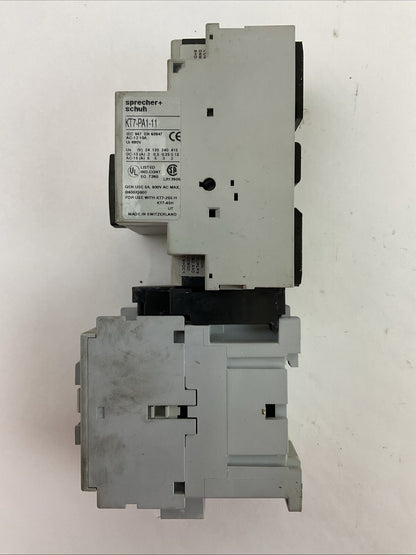 SPRECHER+SCHUH KTA7-25S-4.0A CIRCUIT BREAKER 2.5-4.0A CA7-9-10 CONTACTOR 277V
