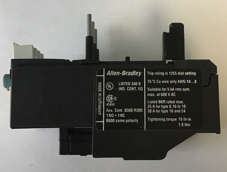 ALLEN BRADLEY 193-TAB10 OVERLOAD RELAY SER.B 690V ****LOT OF 3*****