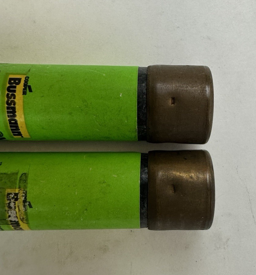 COOPER BUSSMANN FRS-R-15 15A RK5 TIME DELAY FUSE 600VAC LOT OF 2