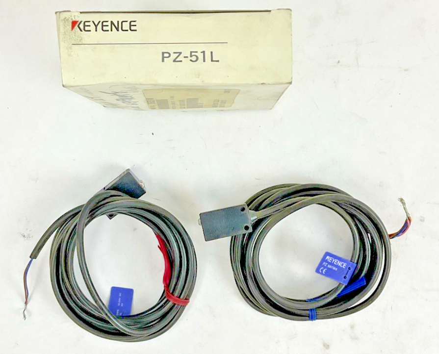 KEYENCE PZ-51L PHOTO ELECTRIC SENSOR PZ-51LR/PZ-51LT 24VDC