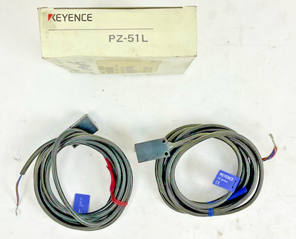 KEYENCE PZ-51L PHOTO ELECTRIC SENSOR PZ-51LR/PZ-51LT 24VDC