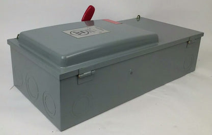 WESTINGHOUSE HU324 NON FUSIBLE SAFETY SWITCH 3P, 200A, 240V, NEMA 1 INDOOR, 50HP