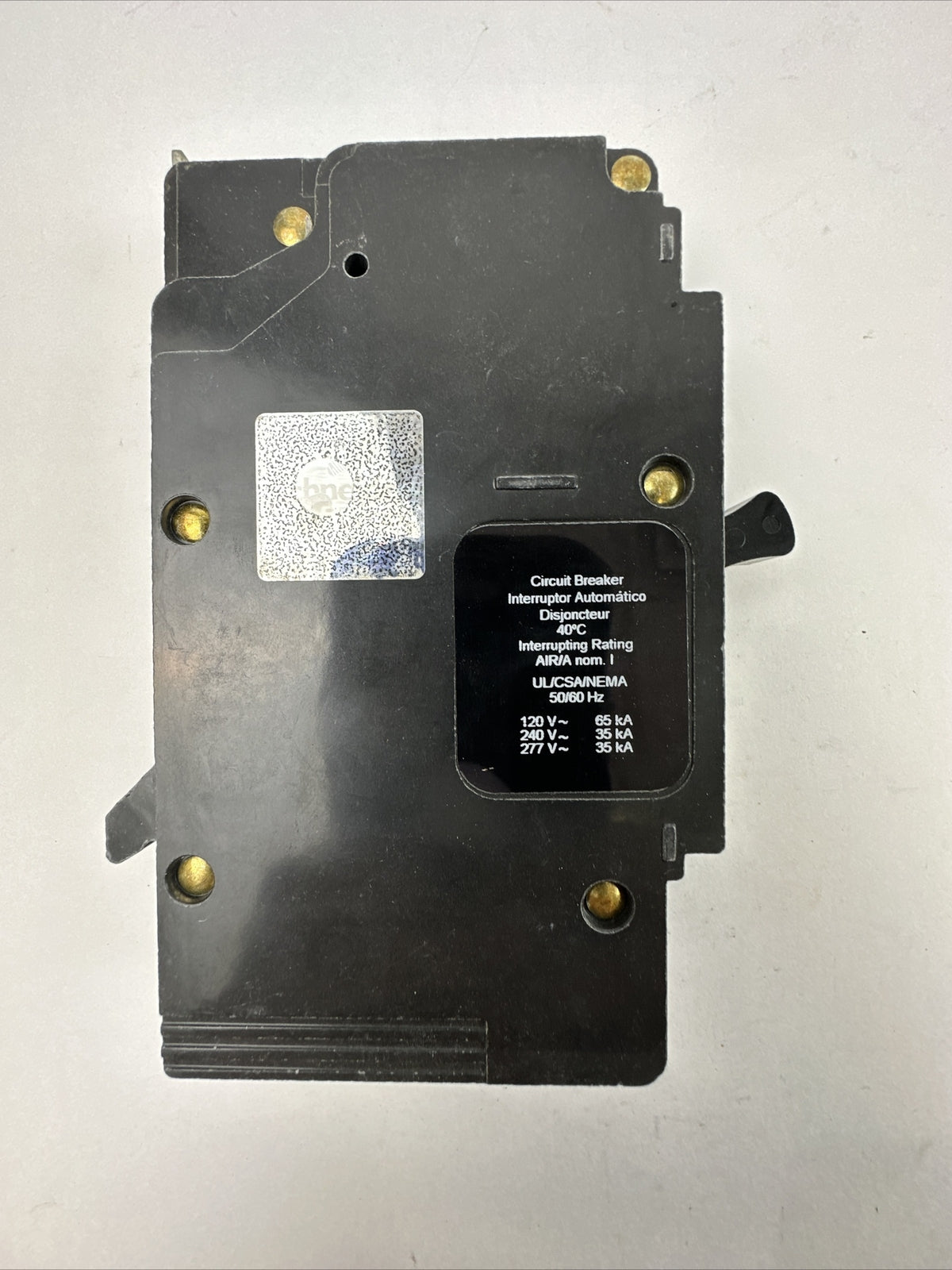 SQUARE D EGB14020 CIRCUIT BREAKER 277VAC 20AMP 1POLE HACR TYPE