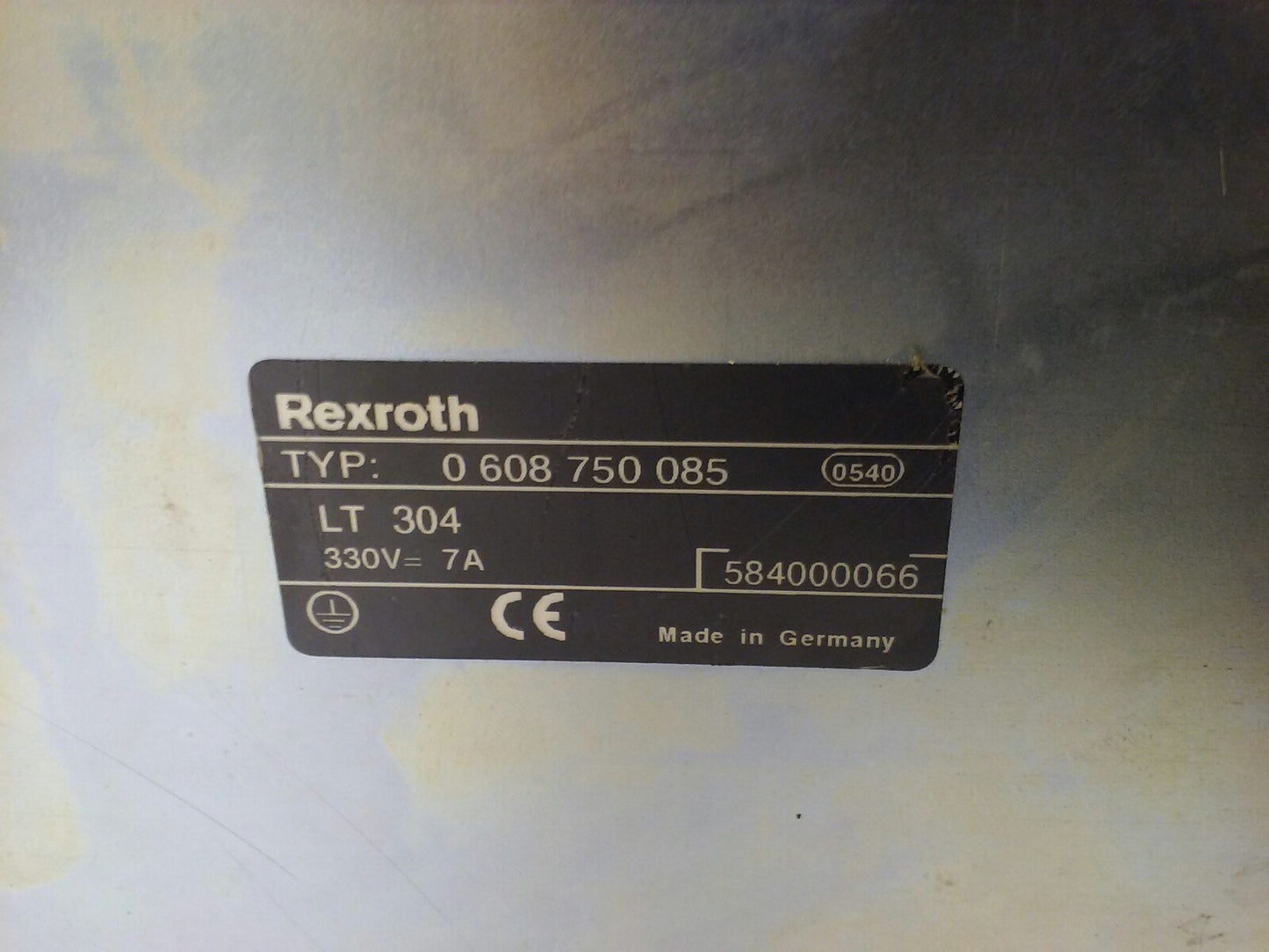 REXROTH 0 608 750 085 POWER SUPPLY MODULE LT304, 330V, 7A, 1 607 501 696 D