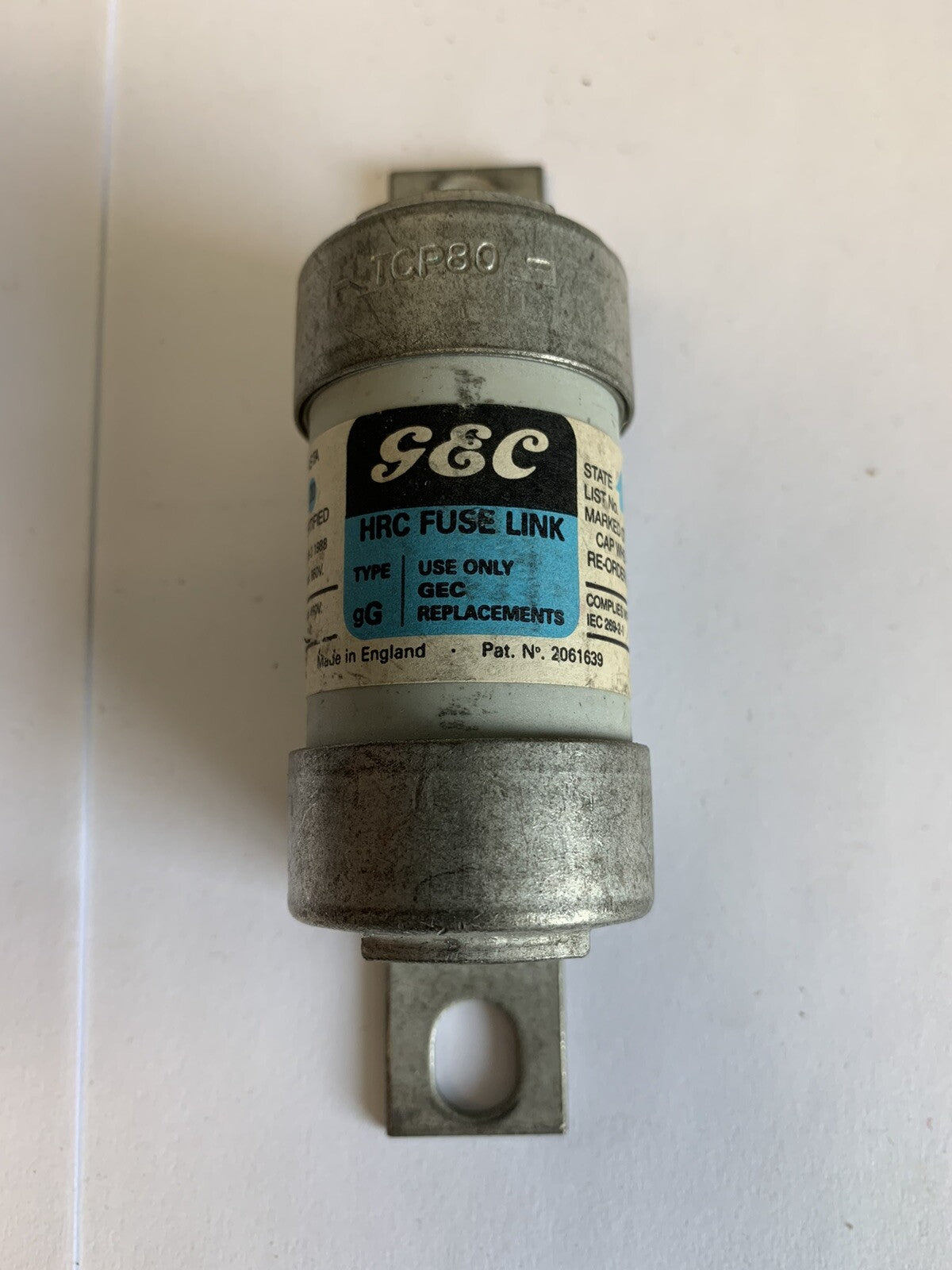 GEC TCP80 Type gG 40kA 460V Fuse "Lot of 3"