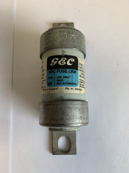 GEC TCP80 Type gG 40kA 460V Fuse "Lot of 3"