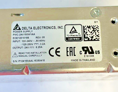 DELTA ELECTRONICS PMC-24V150W1AA POWER SUPPLY 240VAC REV.05