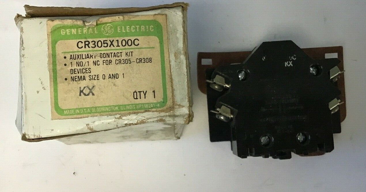 GENERAL ELECTRIC CR305X100C AUXILIARY CONTACT KIT