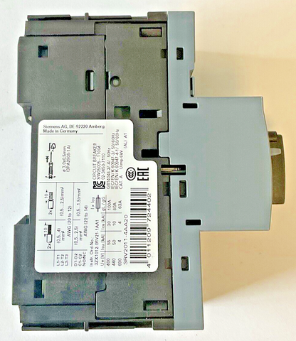 SIEMENS 3RV2011-4AA20 MOTOR CONTROL 10-16A 50HZ